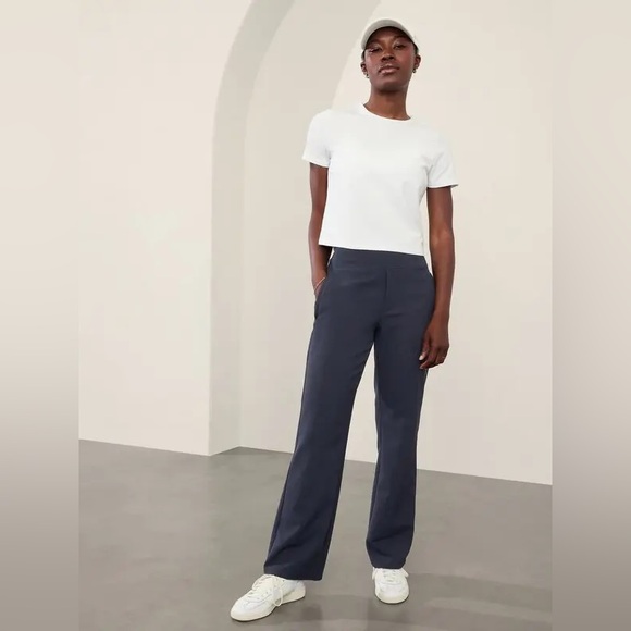 Athleta Pants - Athleta Endless High Rise Flare Pant Size 12 Navy